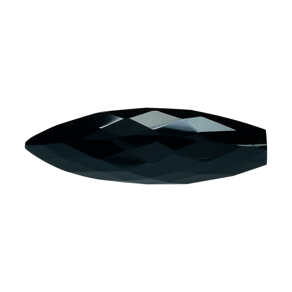 BLACK ONYX MARQUISE CHOPASA (HALF DRILL) 22X7MM 6.98 Cts.
