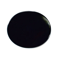 BLACK ONYX PLAIN OVAL CAB 13.50X11MM 5.88 Cts.