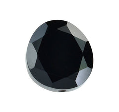 BLACK ONYX BOTH SIDE TABLE CUT TRILLIONISH (FULL DRILL) 12X11MM 3.80 Cts.