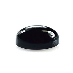 BLACK ONYX PLAIN HALF MOON 12X6MM 3.75 Cts.