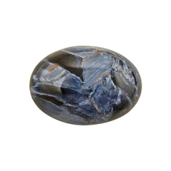 BLUE PIETERSITE OVAL CAB 14X10MM 5.10 Cts.