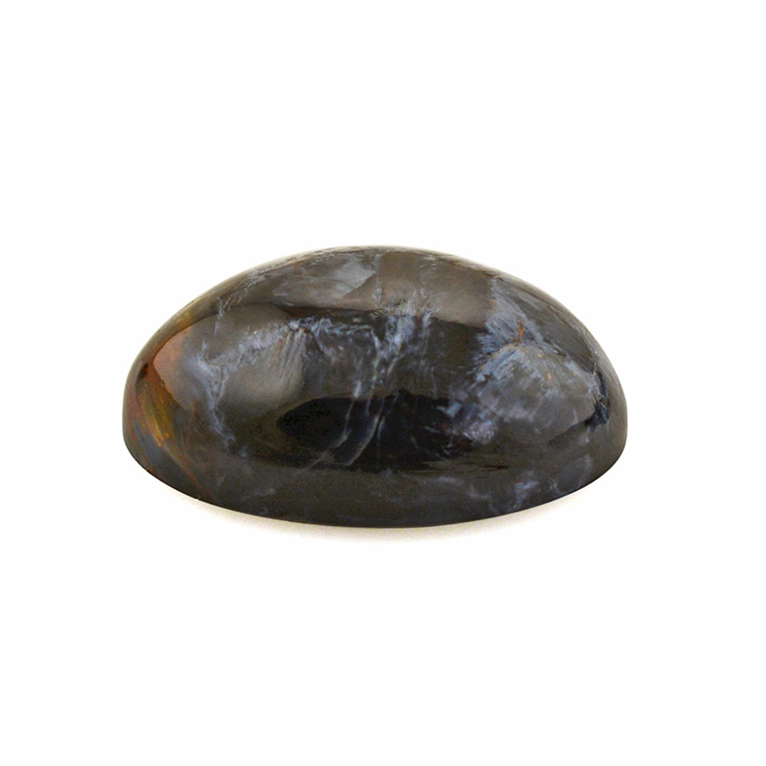 BLUE PIETERSITE OVAL CAB 14X10MM 5.10 Cts.