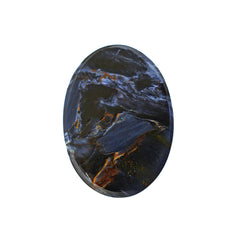 BLUE PIETERSITE OVAL CAB 14X10MM 5.10 Cts.