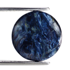 BLUE PIETERSITE ROUND CAB 14.50MM 5.66 Cts.