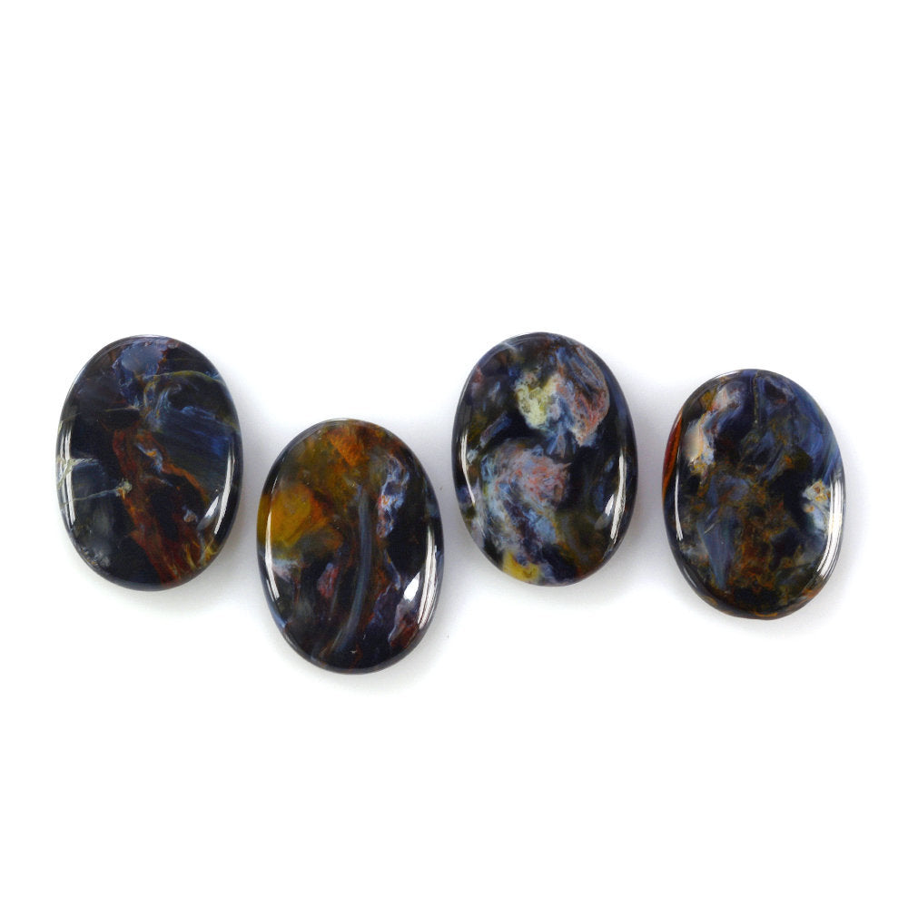 BLUE PIETERSITE OVAL CAB 18X13MM 7.10 Cts.