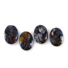 BLUE PIETERSITE OVAL CAB 18X13MM 7.10 Cts.