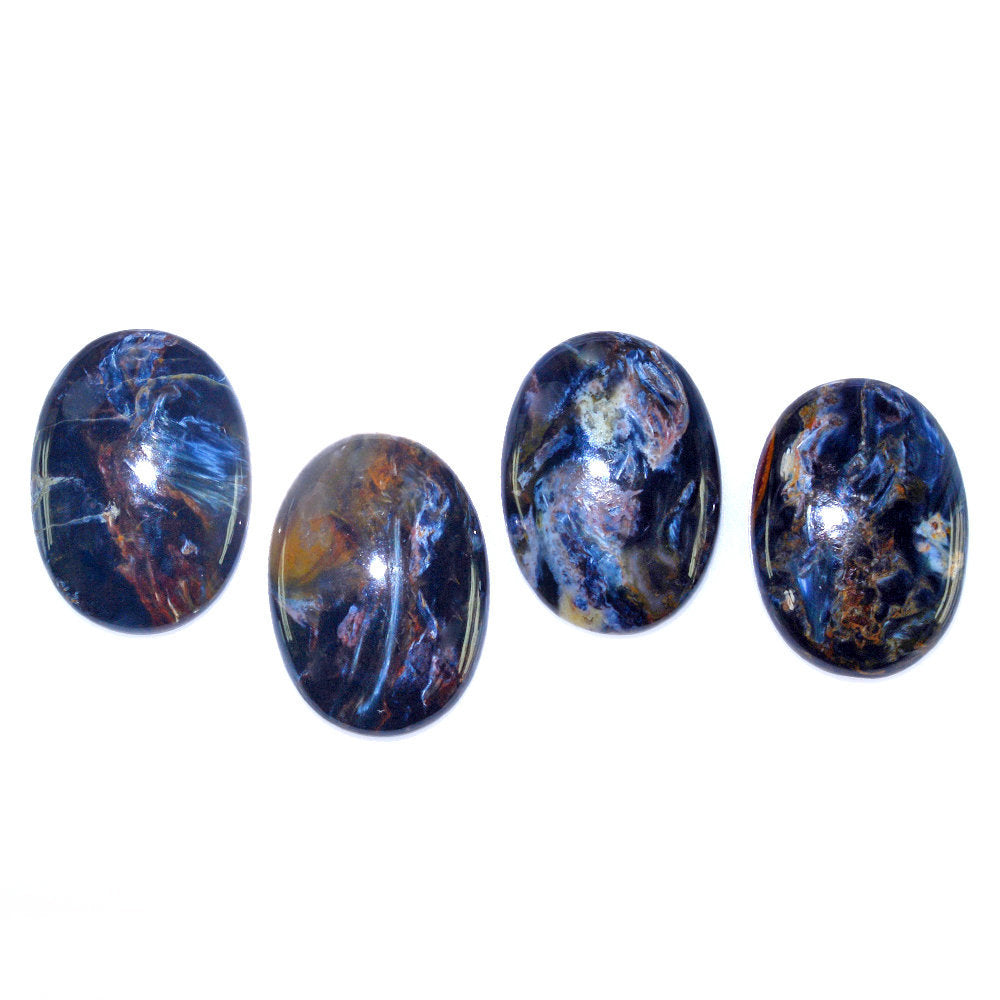 BLUE PIETERSITE OVAL CAB 18X13MM 7.10 Cts.