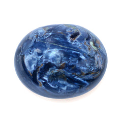 BLUE PIETERSITE OVAL CAB 12X10MM 4.40 Cts.
