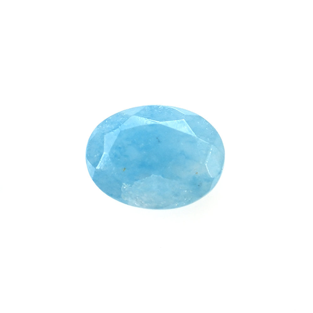 BLUE QUARTZ BOTH SIDE TABLE CUT OVAL 8X6MM 1.32 Cts.