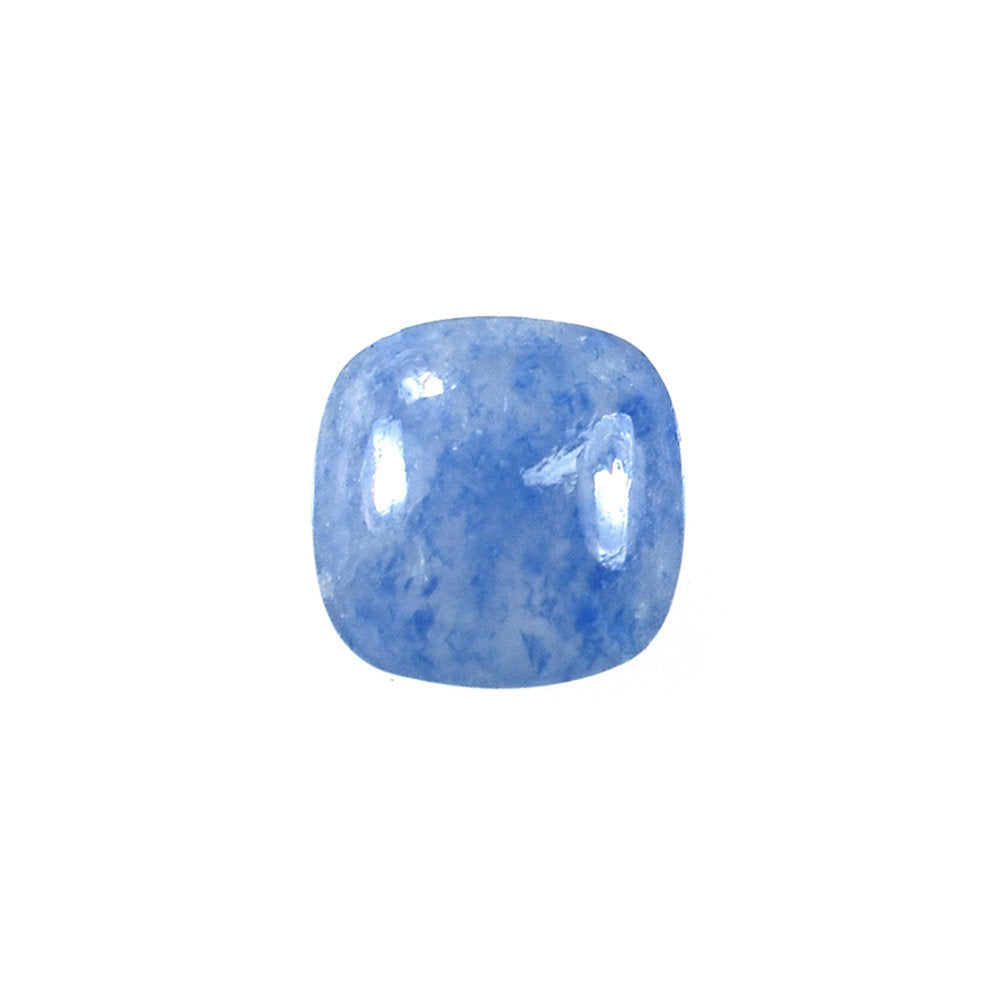 BLUE QUARTZ PLAIN LENTIL CUSHION 6X6MM 0.83 Cts.