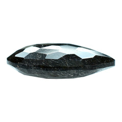 BLACK RUTILE QUARTZ IRREGULAR BRIOLETTE PEAR 20.00MM 15.12 Cts.