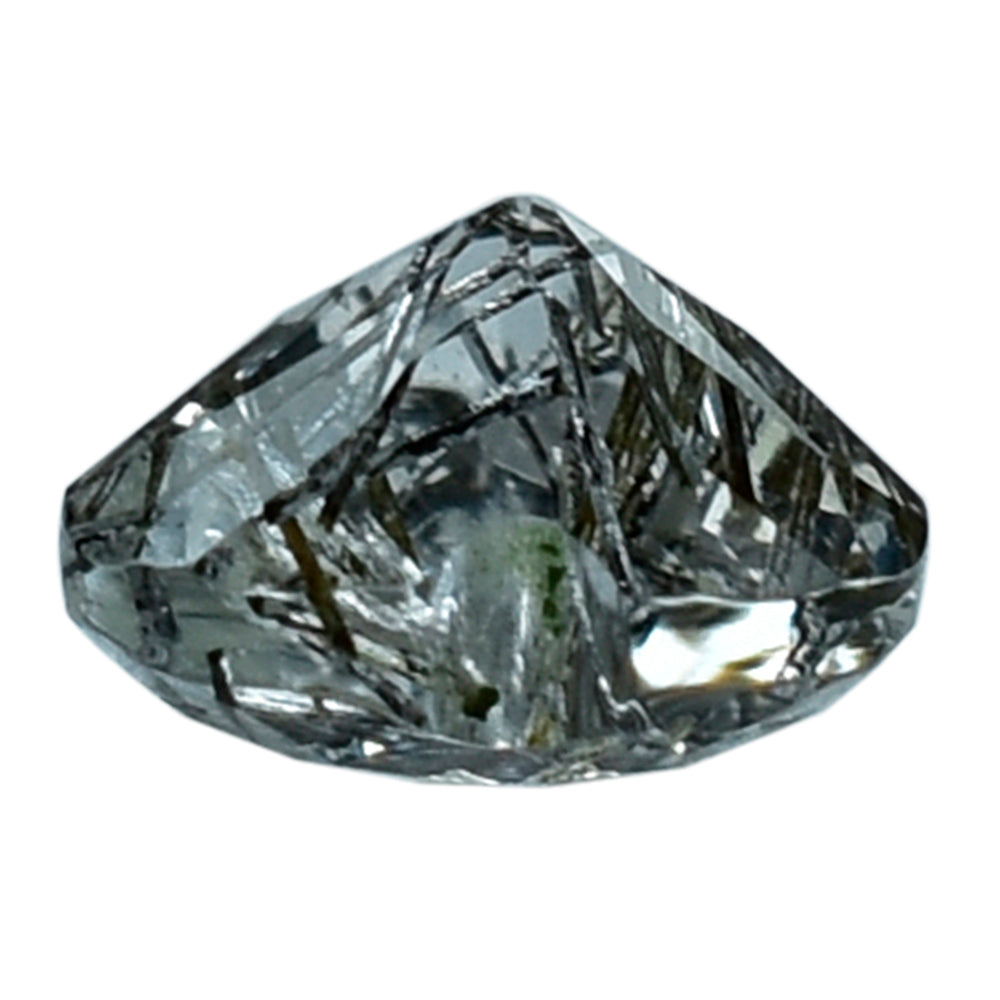 BLACK RUTILE QUARTZ CUT HEART 4MM 0.27 Cts.