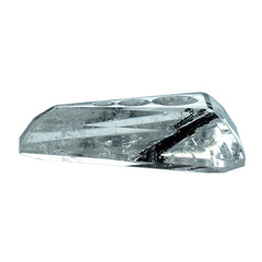 BLACK RUTILE QUARTZ SUPPER BUBBLE TRAPEZOID (#119) 18X12MM 7.51 Cts.