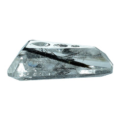 BLACK RUTILE QUARTZ SUPPER BUBBLE TRAPEZOID (DES#119) 18X12MM 7.75 Cts.