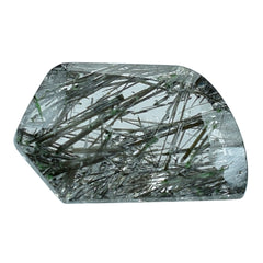 BLACK RUTILE QUARTZ FANCY SHAPE 9X5MM 0.94 Cts.