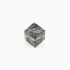 BLACK RUTILE QUARTZ (MANY RUTILE) (TRANSPARENT) PLAIN SQUARE 6.00X6.00 MM 2.72 Cts.