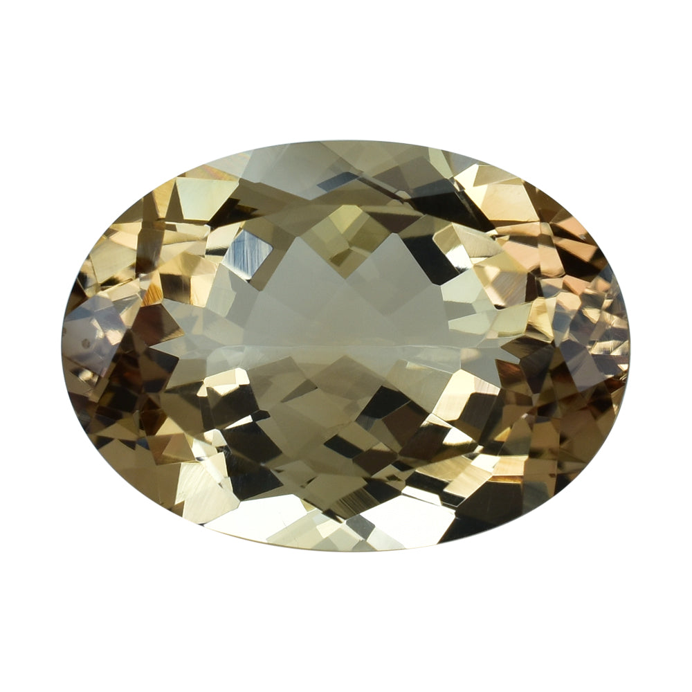 BROWN TOPAZ CUT OVAL (CLEAN) 25.00X18.00 MM 37.91 Cts.