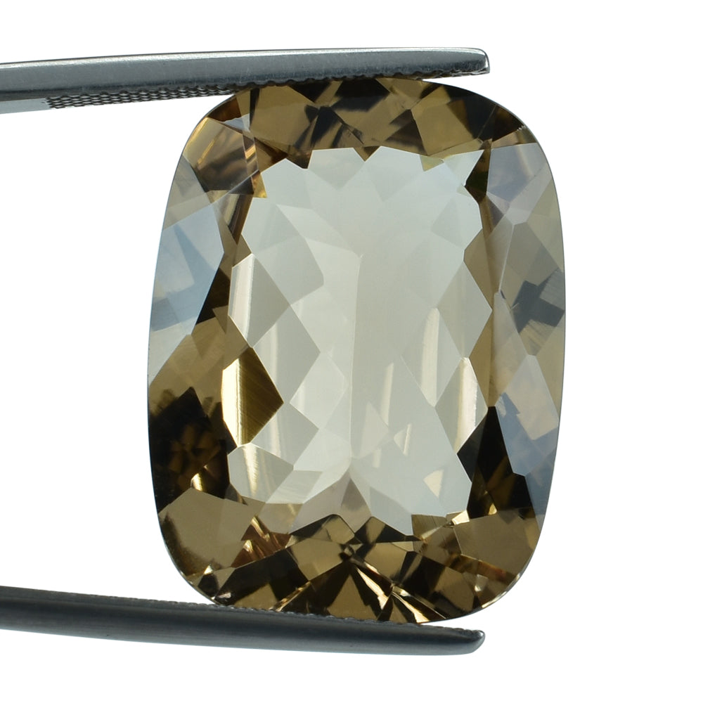 BROWN TOPAZ CUT CUSHION (CLEAN) 24.00X18.00 MM 32.46 Cts.