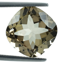 BROWN TOPAZ CUT CUSHION (MEDIUM/CLEAN) 15.00X15.00 MM 14.83 Cts.