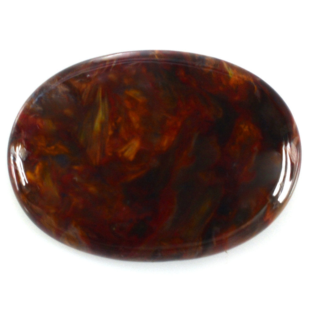 BROWN PIETERSITE OVAL CAB 18X13MM 7.38 Cts.