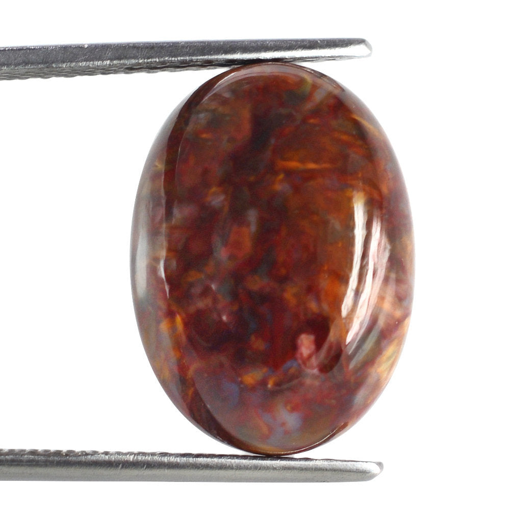 BROWN PIETERSITE OVAL CAB 18X13MM 15.70 Cts.