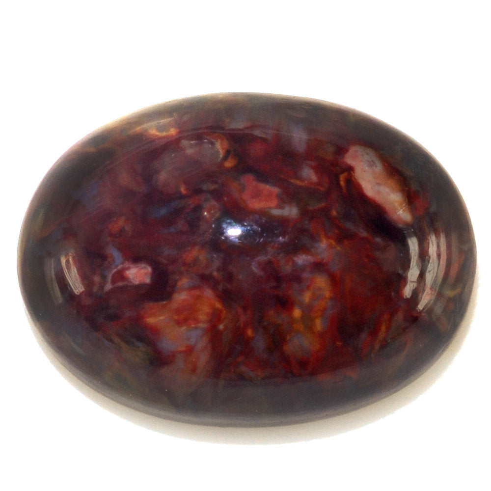 BROWN PIETERSITE OVAL CAB 18X13MM 15.70 Cts.
