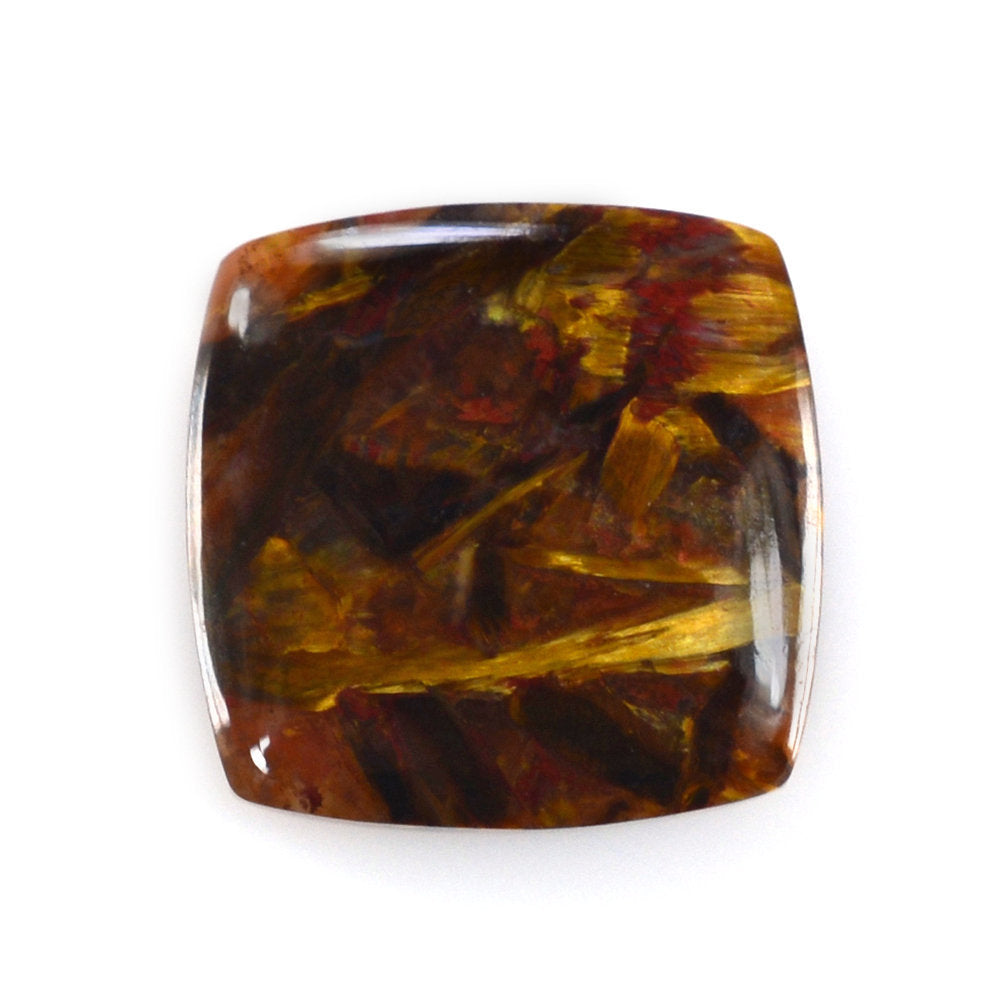 BROWN PIETERSITE CUSHION CAB 10MM 2.65 Cts.