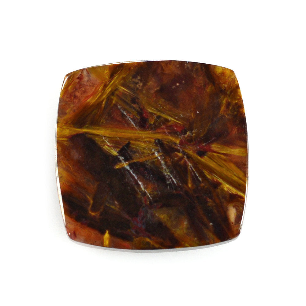 BROWN PIETERSITE CUSHION CAB 10MM 2.65 Cts.