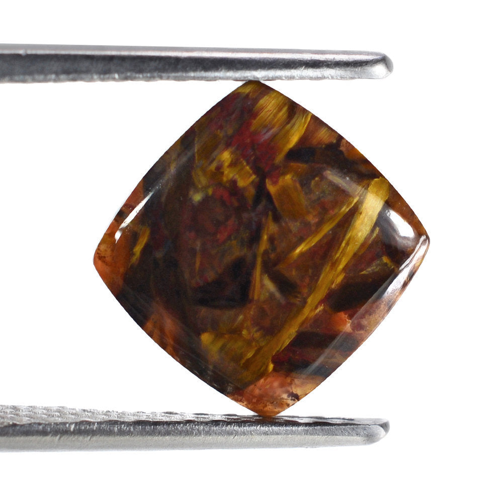 BROWN PIETERSITE CUSHION CAB 10MM 2.65 Cts.