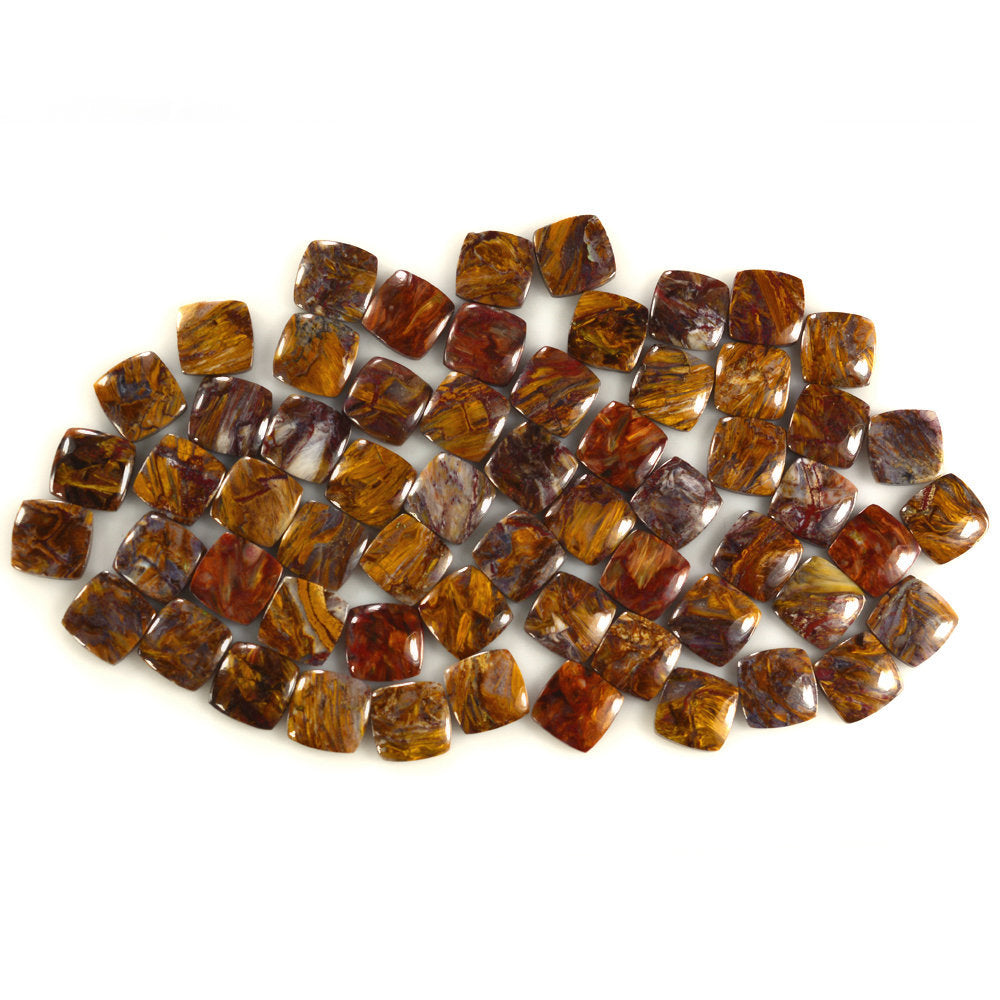 BROWN PIETERSITE CUSHION CAB 10MM 2.65 Cts.