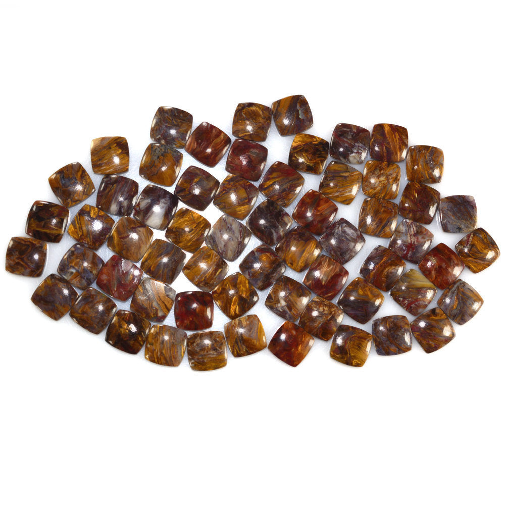 BROWN PIETERSITE CUSHION CAB 10MM 2.65 Cts.