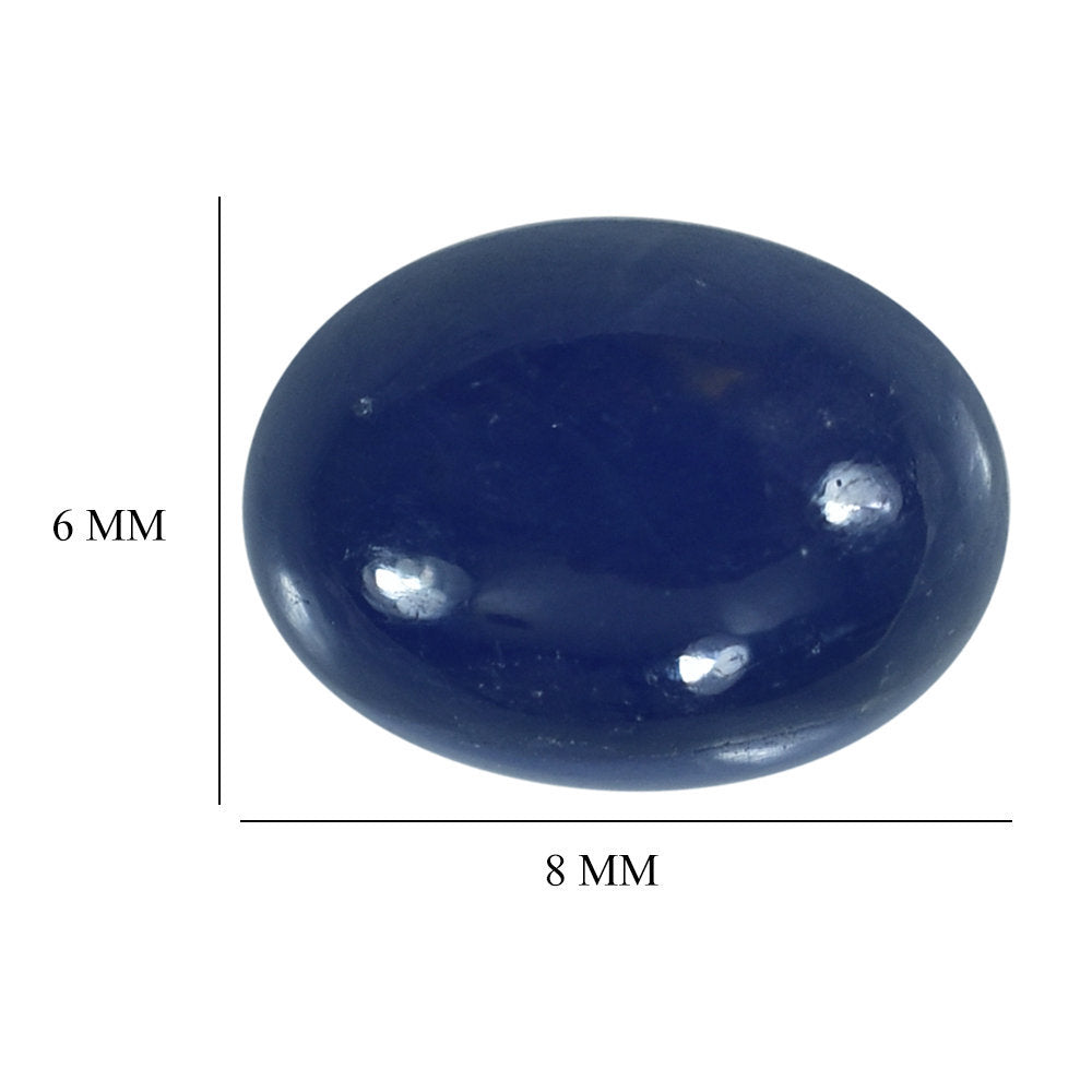 BLUE SAPPHIRE OVAL CAB 8X6 MM 1.56 Cts.