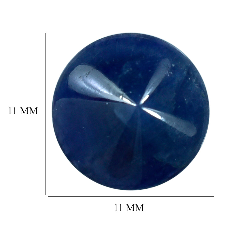 BLUE SAPPHIRE PLAIN CONIC SHAPE 11.00MM 4.25 Cts.