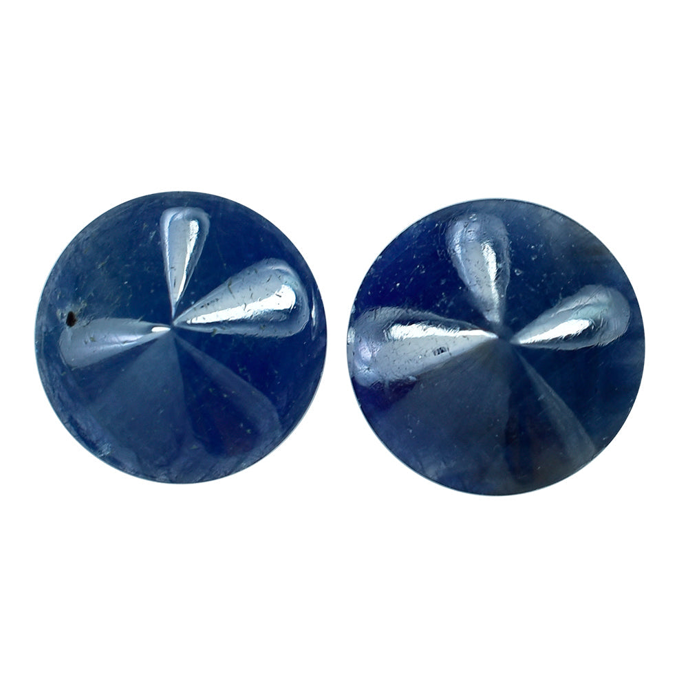 BLUE SAPPHIRE PLAIN CONIC SHAPE 12.50MM 5.70 Cts.