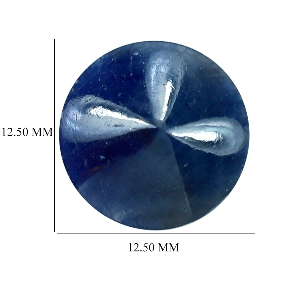 BLUE SAPPHIRE PLAIN CONIC SHAPE 12.50MM 5.70 Cts.