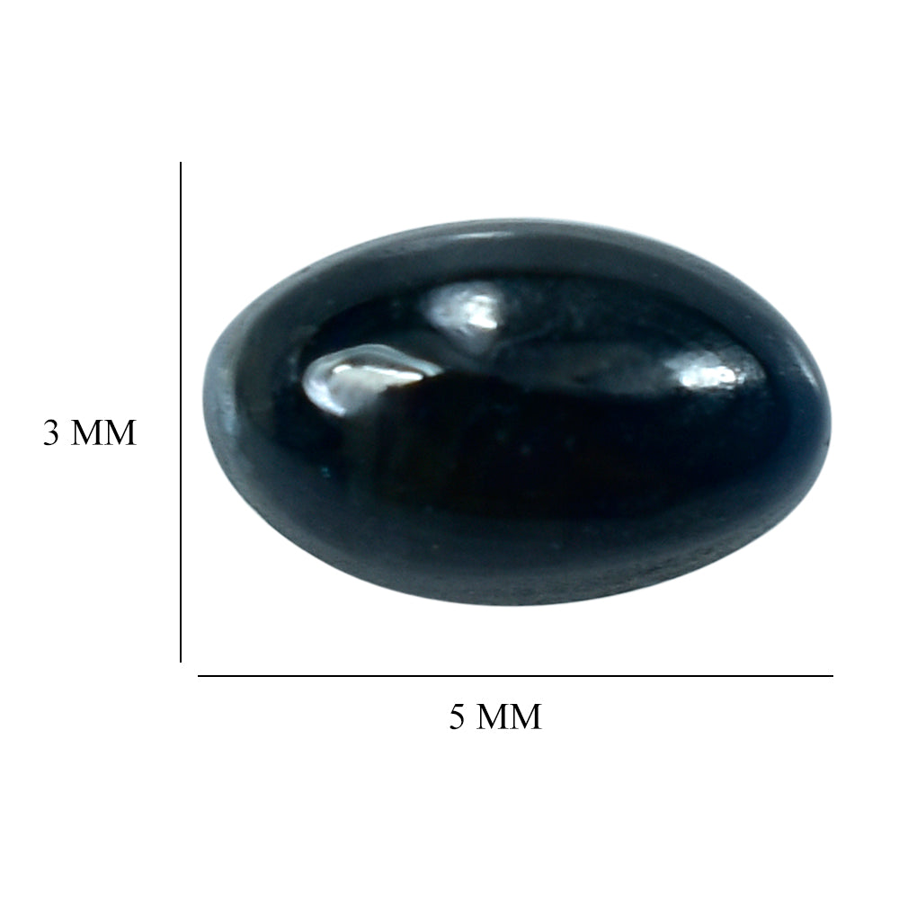 BLUE SAPPHIRE OVAL CAB 5X3MM 0.39 Cts.