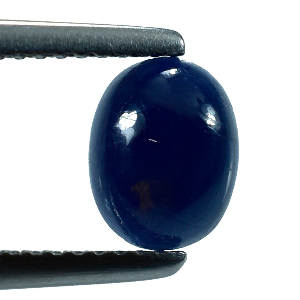 BLUE SAPPHIRE OVAL CAB 8X6MM 1.64 Cts.