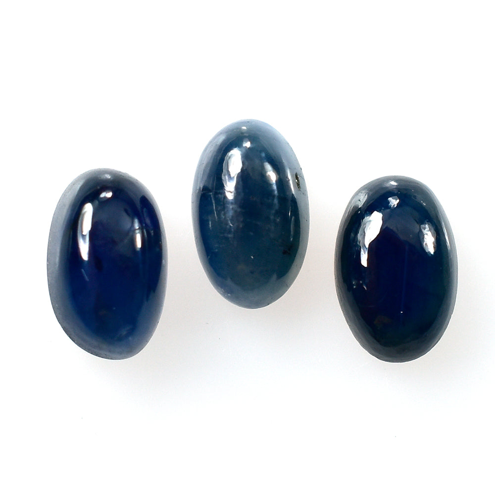 BLUE SAPPHIRE OVAL CAB 5X3MM 0.37 Cts.