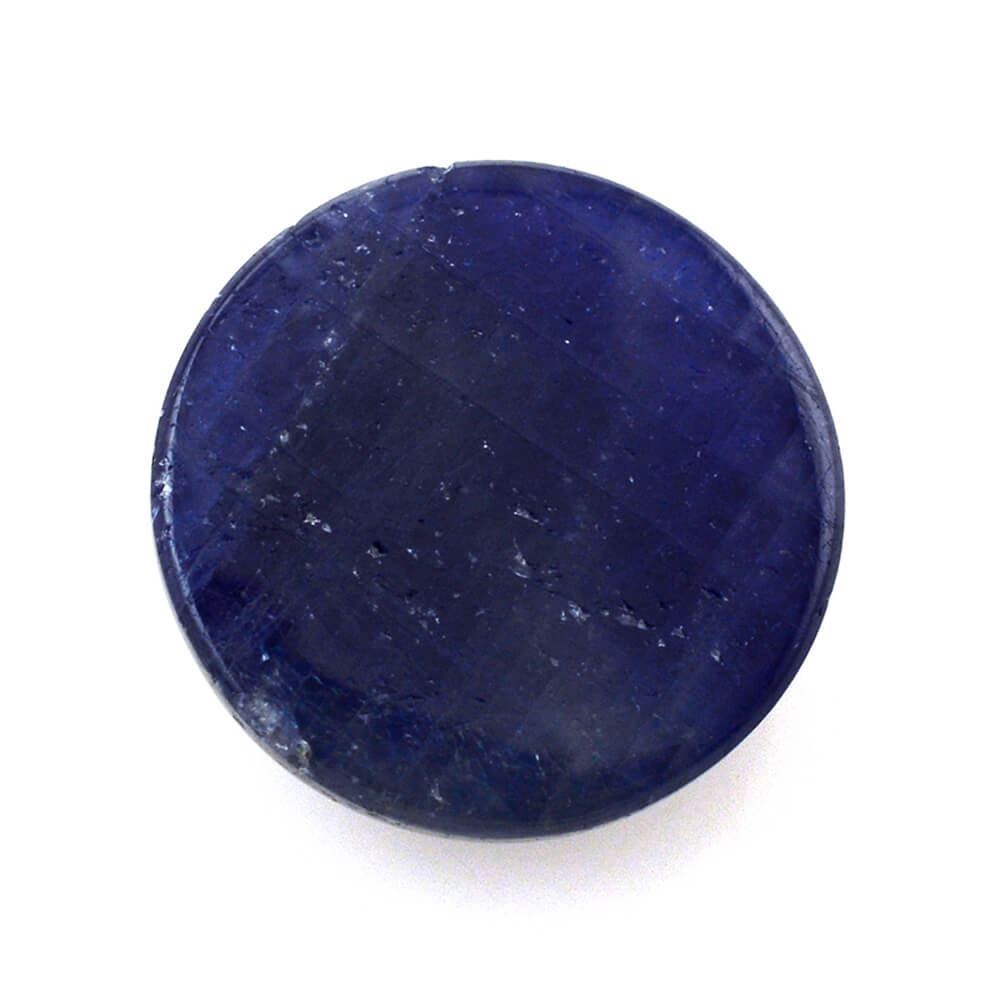 BLUE SAPPHIRE ROUND CAB 12MM 9.85 Cts.