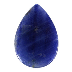 BLUE SAPPHIRE ROSE CUT PEAR CAB 28X18.50MM 18.10 Cts.