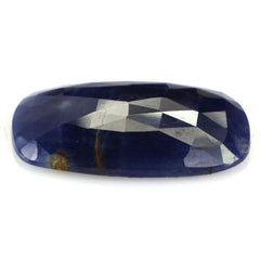 BLUE SAPPHIRE ROSE CUT CUSHION CAB 23X18MM 17.45 Cts.