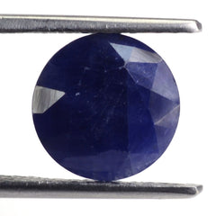 BLUE SAPPHIRE PLAIN LENTIL CUSHION (BLUE)(OPAQUE)(SI) 8.00X8.00 MM 1.96 CTS