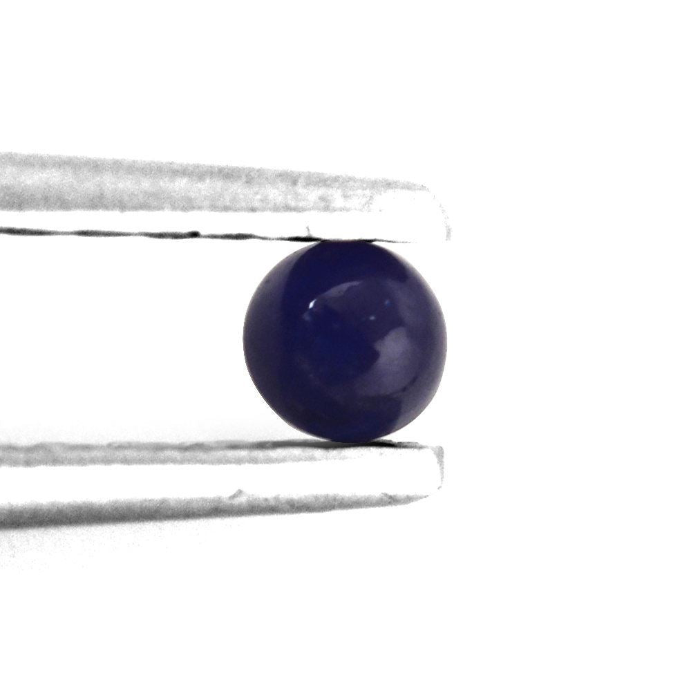 BLUE SAPPHIRE ROUND CAB 3MM 0.14 Cts.