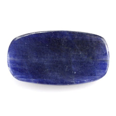 BLUE SAPPHIRE ROSE CUT CUSHION CAB 19X10.50MM 7.85 Cts.