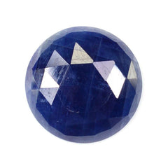 BLUE SAPPHIRE ROSE CUT ROUND CAB 16MM 11.53 Cts.
