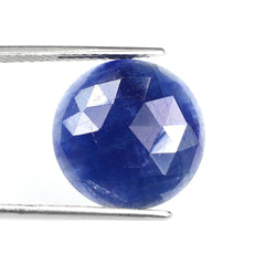 BLUE SAPPHIRE ROSE CUT ROUND CAB 16MM 11.53 Cts.