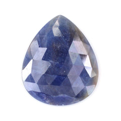 BLUE SAPPHIRE ROSE CUT PEAR CAB 30X26MM 29.11 Cts.