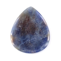 BLUE SAPPHIRE ROSE CUT PEAR CAB 30X26MM 29.11 Cts.
