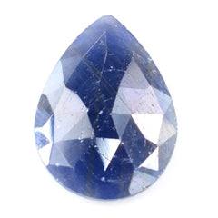 BLUE SAPPHIRE ROSE CUT BRIOLETTE PEAR 20X15MM 11.23 Cts.