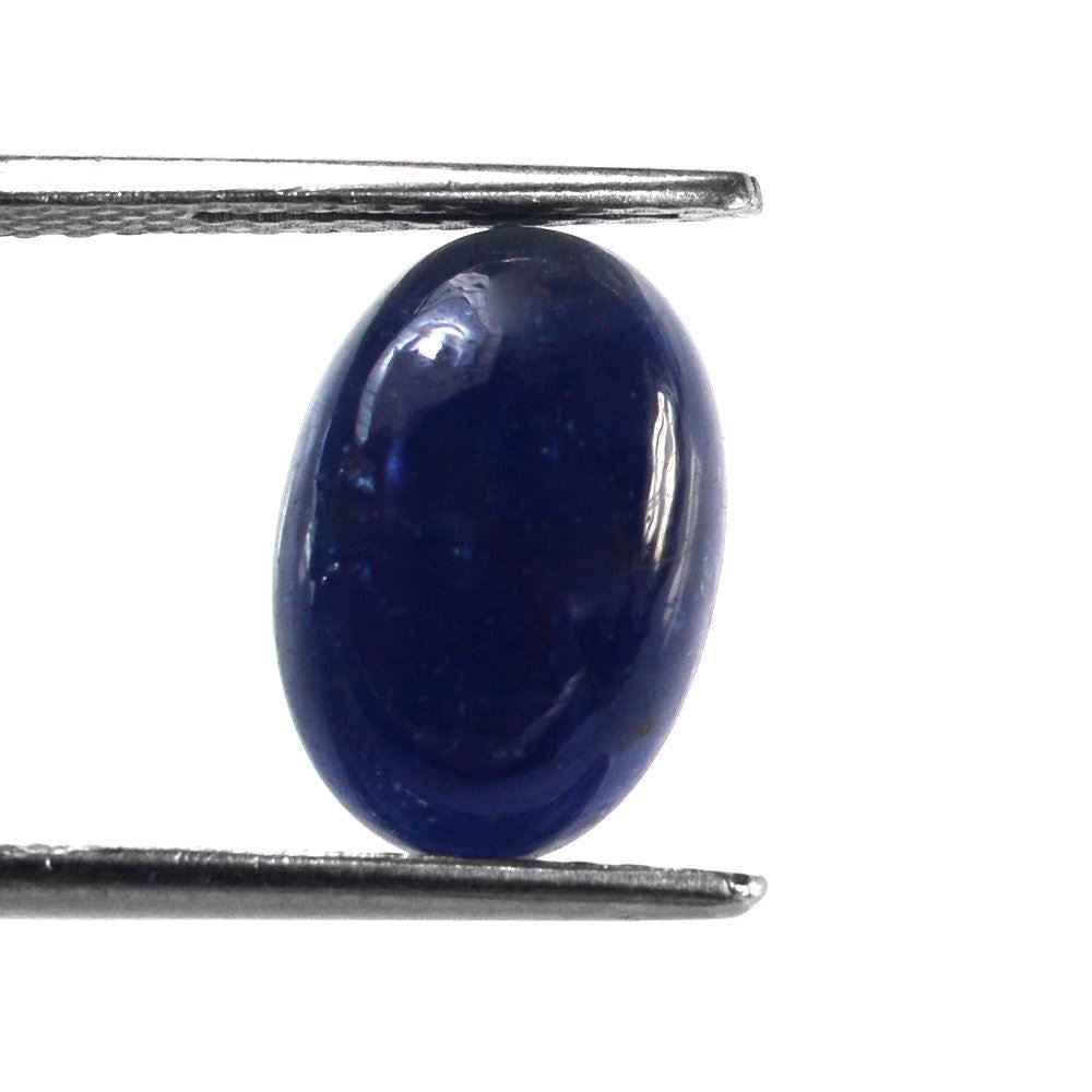 BLUE SAPPHIRE OVAL CAB 13X9MM 6.20 Cts.